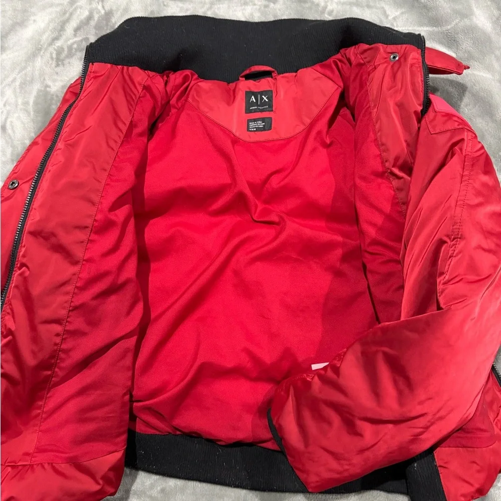 A/x Red Puffer Jacket - Picture 4 of 4